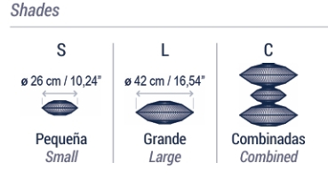 Bover Yuyun S/9C Pendelleuchte